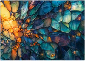 Tablou pe sticlă - Mozaic de sticlă (70x50 cm)
