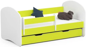 Pat pentru copii Pranshi (lămâie verde) (cu saltea). 1070768