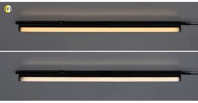 Corp de iluminat LED pentru corpuri de bucătărie Rabalux 78016 BAREG LED/20W/230V 3000/4000K negru