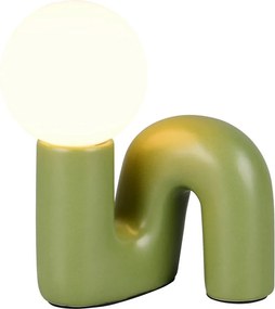 Veioză verde din ceramică (înălțime 21,5 cm) Quinn – Reality