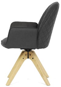 Scaun sufragerie Honradez (negru). 1120623