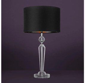 Lampă de masă Eglo 390158 PASIANO 1xE27/40W/230V negru