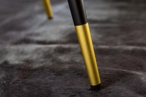 Set de 2 scaune moderne tapitate cu model floral Boutique galben