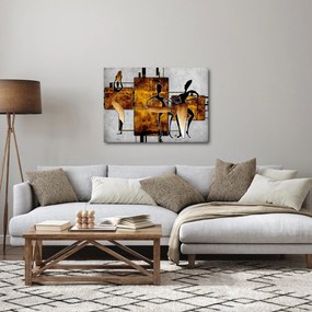 Tablou - Motiv cultura africană (70x50 cm)