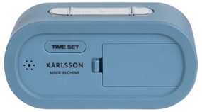 Ceas cauciucat cu alarmă Karlsson Gummy, albastru