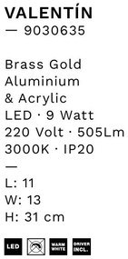 Aplica de perete LED design deosebit Valentin