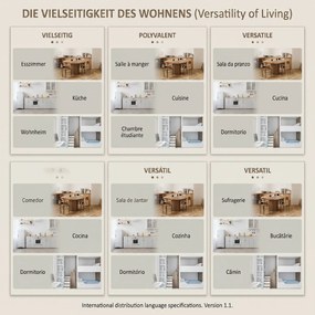 HOMCOM Masă Pliantă cu 2 Extensii Rabatabile, Masă Extensibilă cu Spațiu de Economisire, 104x76x73,7 cm, Lemn Natural | Aosom Romania