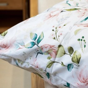 Lenjerie de pat din bumbac FLORI ROZ