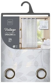 Perdea albă din voal 140x280 cm Duchesse – douceur d'intérieur