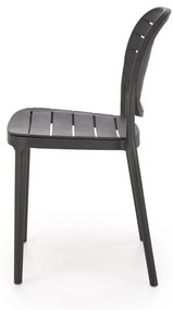 Scaun plastic K529 negru