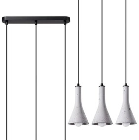 Lustră pe cablu Sollux SL.1225 REA 3xE14/12W/230V beton