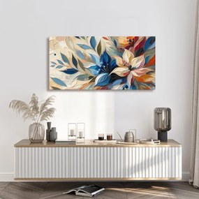 Tablou compoziție florală abstractă