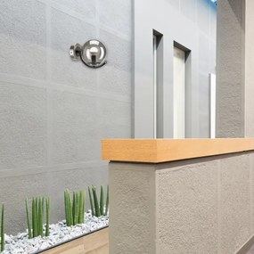 Aplică GEORGIA 1xE14/5W/230V crom mat/fumuriu