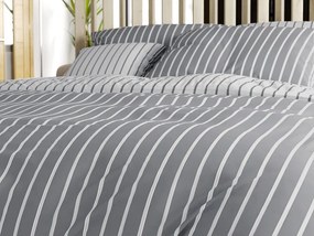 Povlečení z Renforcé bavlny CAPRIVI šedé knoflík Dimensiune lenjerie de pat: 70 x 90 cm | 140 x 200 cm