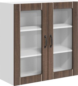 vidaXL Dulap de bucătărie Stejar închis 80 x 31 x 80 cm Lemn compozit