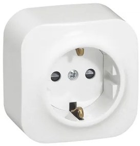 Priza simpla cu impamantare, 16A, IP20, alb, Legrand Forix