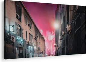 Tablou - Artificii din Marseille (90x60 cm)
