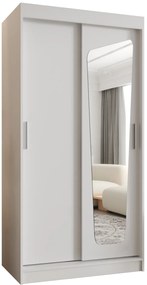Dulap de haine 100 cm Mokka (alb). 1126020