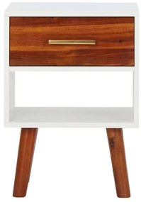 245739 vidaXL Noptieră, 40x30x57 cm, lemn masiv de acacia,