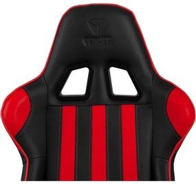 Scaun de joc negru/roșu Yenkee