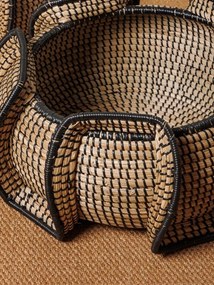 Cos de depozitare, din iarba de mare, D52cm, Quadrimac
