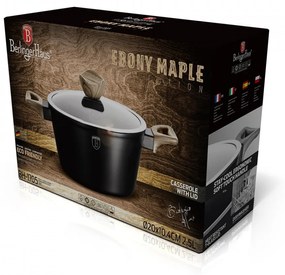 Oala cu capac 20 cm Ebony Maple Collection Berlinger Haus BH 1705