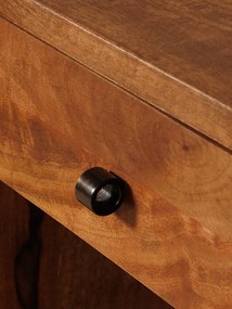 Consola din lemn de acacia, cu un sertar, Lumbra