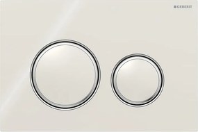 Geberit 115.884.JL.1-Placă de acționare Sigma50 24,6x16,4 cm gri nisipiu/crom lucios