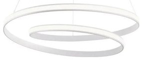 Redo 01-1890 - Lustră LED TORSION, reglabilă (dimmabilă), suspendată pe cablu, LED/35W/230V, Ø 75 cm, albă