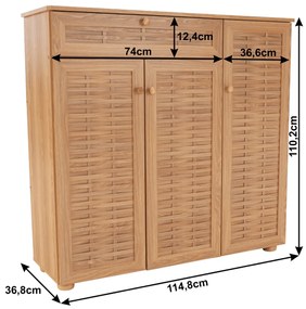 Pantofar, MDF laminat, natural, FP 04