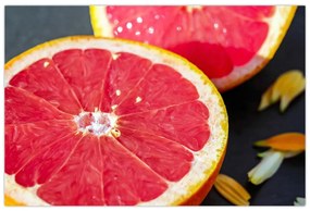Tablou cu grapefruit tăiat (90x60 cm)
