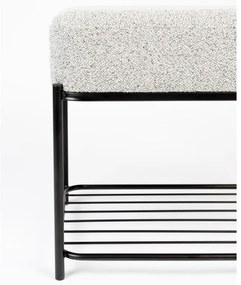 Taburet gri deschis Milou – White Label