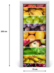 Autocolante pentru usi fructe colorate