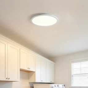 Panou LED inteligent alb 40cm incl. LED Dim to Warm cu telecomandă - Knob