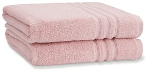 Prosoape roz-deschis 2 buc. din bumbac din frotir 90x140 cm Zero Twist – Catherine Lansfield