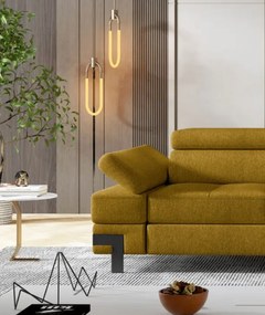 Coltar living extensibil Emporio L pe dreapta - L262 x l223 x h90 cm