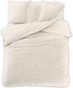 Lenjerie de pat din microfibra crem, MILICENT