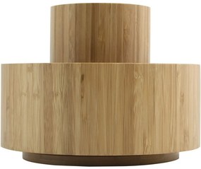 Organizator rotativ din bambus pentru cosmetice MSV Isalys 20 x 15,3 cm