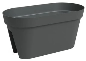 Jardinieră pentru balustradă din plastic reciclat de agățat / de perete 60 cm Capri – Artevasi