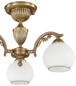 Lustra aplicata clasica din alama design italian 8600