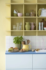 Bol galben din ceramica pentru aluat MYNTE LEMONADE