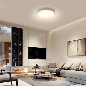 Brilagi - Plafonieră LED POOL, 36W, 230V, 3000/4500/6000K, Ø 30 cm, bej