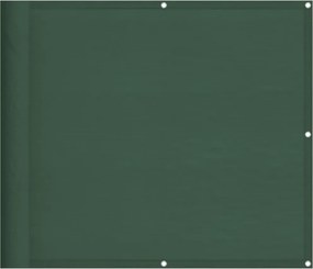 vidaXL Paravan de balcon verde închis 90x700 cm 100% poliester oxford