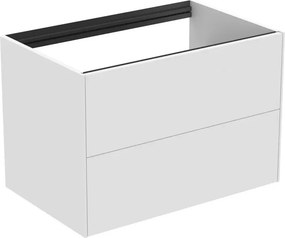 Dulap baza suspendat Ideal Standard Atelier Conca alb mat 2 sertare 80 cm