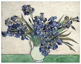 Reproducere pe pânză după Vincent van Gogh - Irises 2, 40 x 26 cm