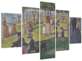 Tablou - Georges Seurat, A Sunday on La Grande Jatte, reproducere (150x105 cm)