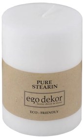 Lumânare Eco candles by Ego dekor Friendly, durată ardere 37 h, alb