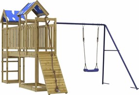 vidaXL Set de joacă pentru exterior, lemn de pin impregnat