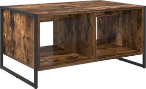 vidaXL Masă de cafea Stejar fumuriu 80 x 50 x 40 cm Lemn compozit