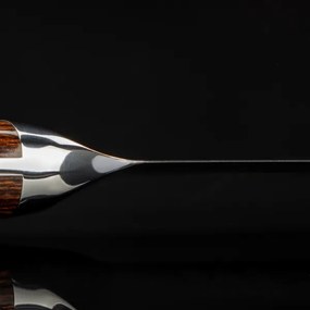 Gudaro - Cuțit de bucătărie din oțel Damasc FENG 3,5", 67 de straturi de oțel, lungime 9,5 cm